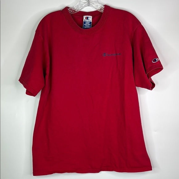Vintage Champion Red Men's T-Shirt Size Large - Picture 1 of 7